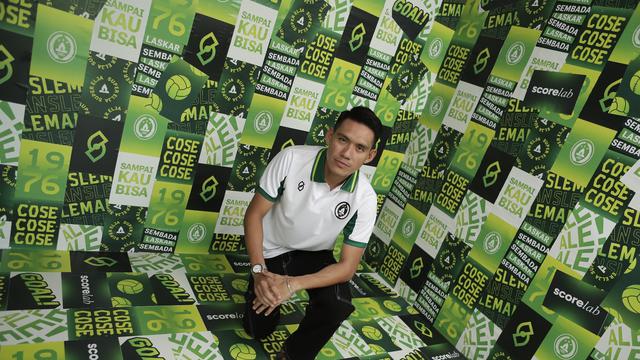 Rekrutan anyar PSS Sleman, Irvan Mofu, siap membawa timnya kembali promosi ke kasta tertinggi sepak bola Indonesia. (Dok. PSS Sleman)