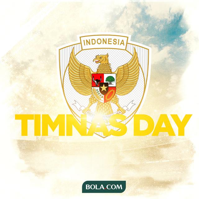 Timnas Indonesia - Ilustrasi Logo Timnas Indonesia dan Timnas Day 