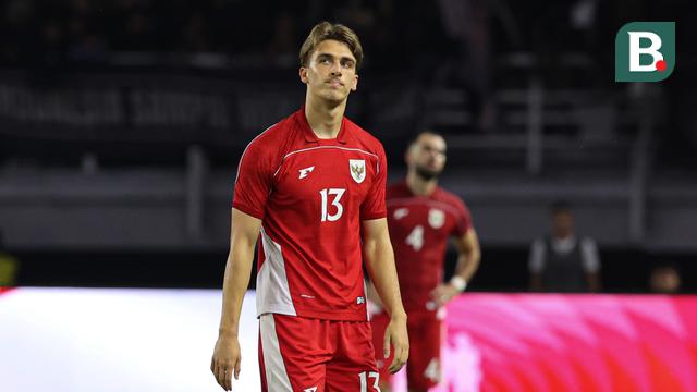 Pemain Timnas Indonesia, Mauro Zijlstra melakukan laga debut saat FIFA Matchday melawan Chinese Taipei di Stadion Gelora Bung Tomo (GBT), Surabaya, Jumat (05/09/2025). (Bola.com/Abdul Aziz)