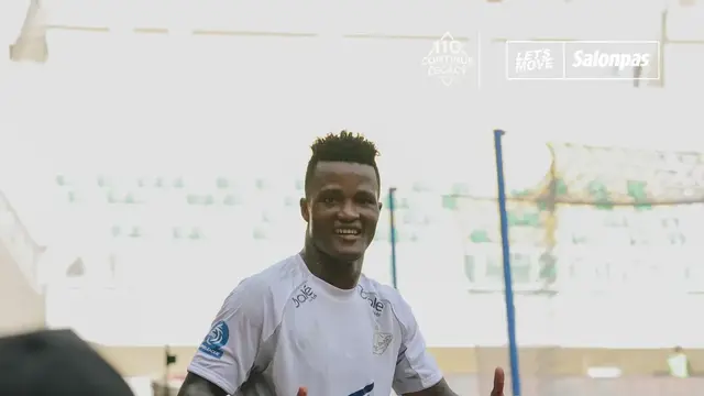 Pemain PSM Makassar, Abu Kamara. (Bola.com/Dok.PSM Makassar).