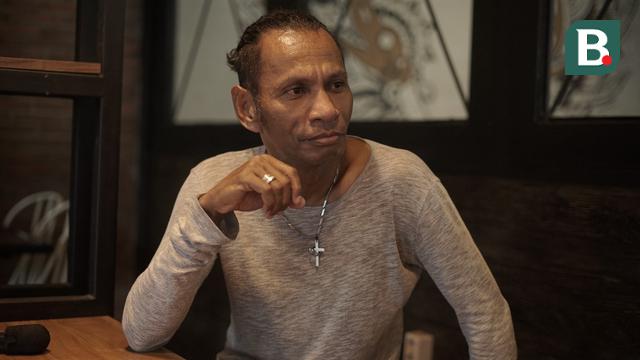 Rochi Putiray dalam sebuah acara di Kota Solo beberapa waktu lalu. (Bola.com/Vincentius Atmaja)