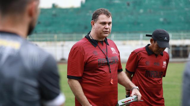 Pelatih Madura United, Carlos Eduardo Parreira. (Dok Madura United)