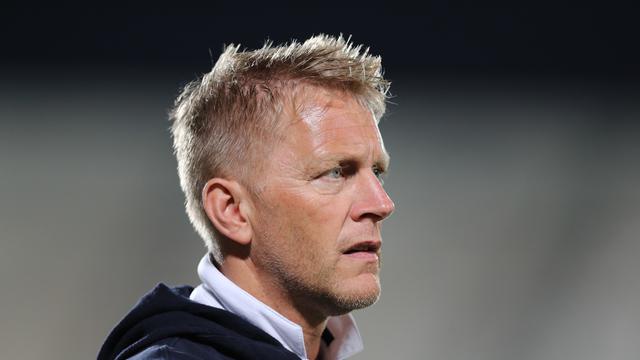 Heimir Hallgrimsson menjadi sosok di balik kesuksesan Timnas Islandia lolos ke putaran final Piala Dunia 2018. (KARIM JAAFAR / AFP)
