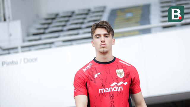 Striker Timnas Indonesia U-22, Mauro Zijlstra. (Bola.com/Bagaskara Lazuardi)