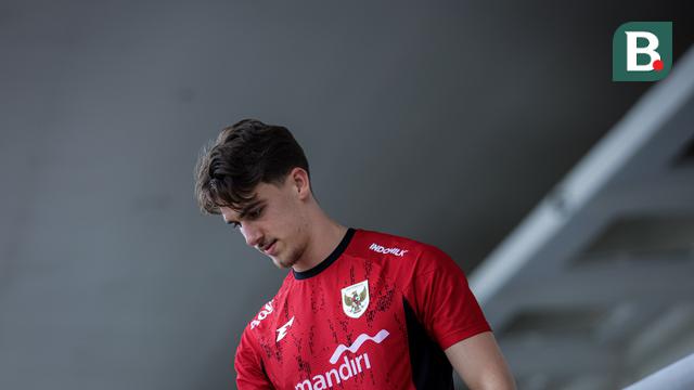 Striker Timnas Indonesia U-22, Mauro Zijlstra. (Bola.com/Bagaskara Lazuardi)