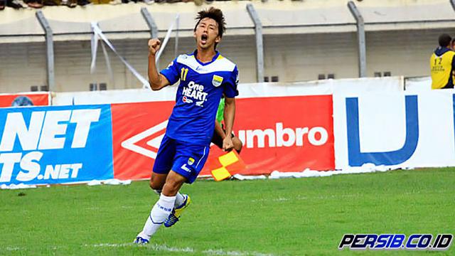Kenji Adachihara saat memperkuat Persib. (Istimewa)