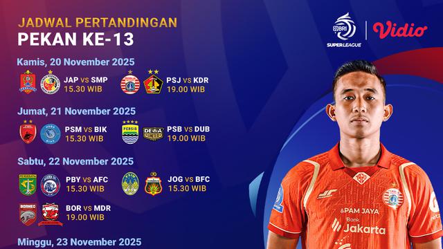 Saksikan BRI Super League pekan ke-13 di Vidio. (dok. vidio.com)