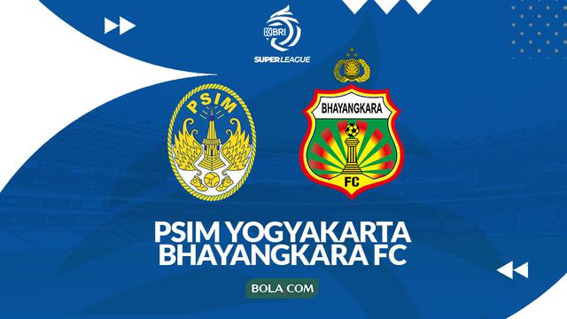 Prediksi PSIM Yogyakarta Vs Bhayangkara FC - BRI Super League. (Bola.com/Gregah Nurikhsani)