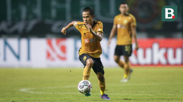 Pemain Bhayangkara FC, Wahyu Subo Seto. (Bola.com/Bagaskara Lazuardi)