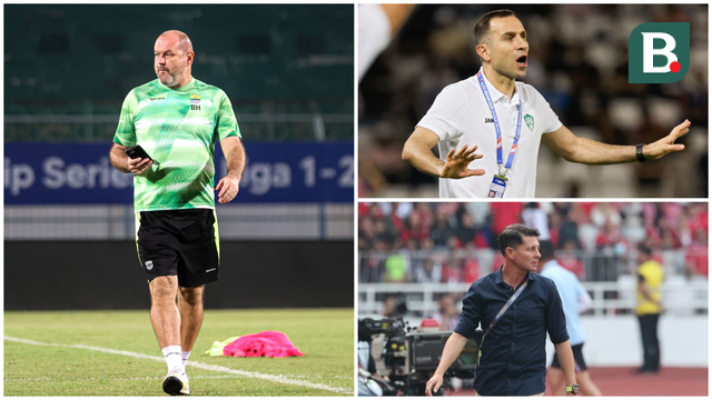 Kandidat pelatih Timnas Indonesia, Bojan Hodak, Timur Kapadze, Jesus Casas. (Bola.com/Wiwig Prayugi)