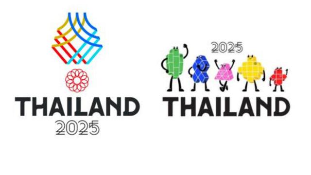 Logo dan maskot resmi SEA Games Thailand 2025. (Bola.com/IG Olympicmas)