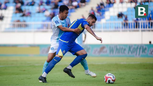 Winger Arema FC, Ian Lucas Puleio Araya. (Bola.com/Iwan Setiawan).