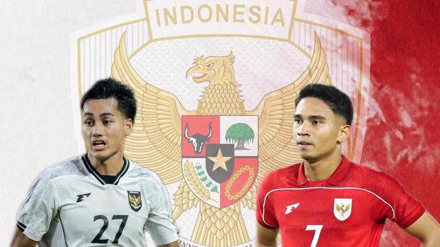 Marselino Ferdinan-Rafael Struick di Timnas Indonesia U-22. (Bola.com/Wiwig Prayugi)