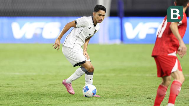 Penyerang Timnas Indonesia U-22, Marselino Ferdinan. (Bola.com/Bagaskara Lazuardi)