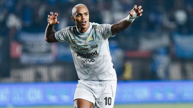 Wiliam Marcilio mencetak gol untuk Persib Bandung ke gawang Dewa United dalam laga lanjutan Piala Presiden 2025 di Stadion Si Jalak Harupat, Bandung, Selasa (8/7/2025). (Dok. Persib).