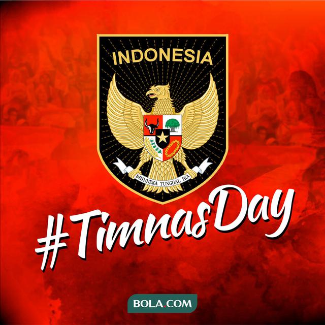 Timnas Indonesia - Ilustrasi Logo TimnasDay 