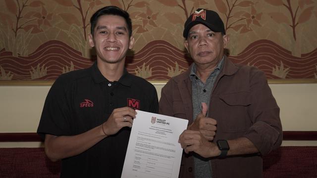 Septian David Maulana resmi bergabung dengan Malut United pada Senin (30/6/2025). (dok. Malut United)