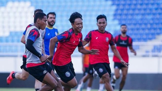 Arema FC saat sesi latihan di BRI Super League 2025/2026. (Dok. ileague.id)